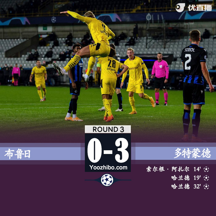 多特3-0布鲁日