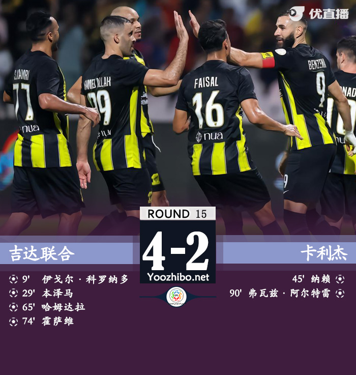 吉达联合vs卡利杰