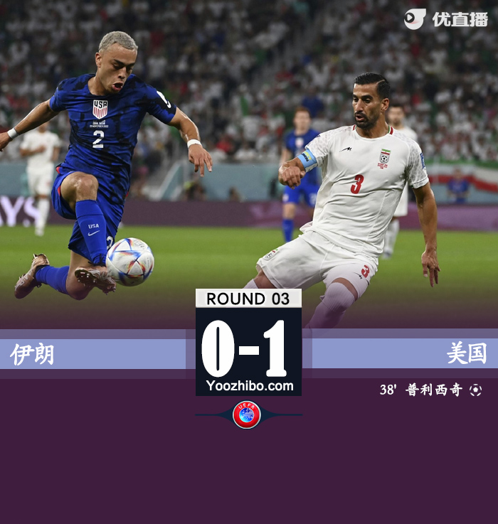 美国1-0击败伊朗