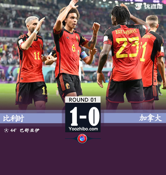 比利时1-0加拿大取得开门红